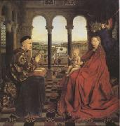 Jan Van Eyck The Virgin of Chancellor Rolin (mk05) Sweden oil painting artist